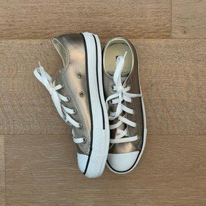 Converse Lace Up Metallic Golden Brown